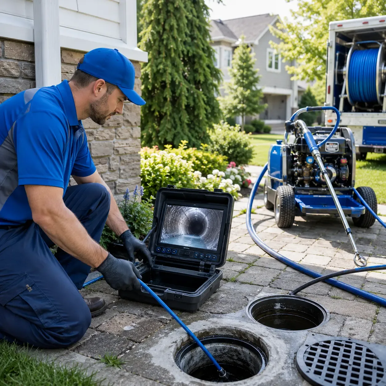 Outdoor drain cleaning professionals serving Barronett, WI